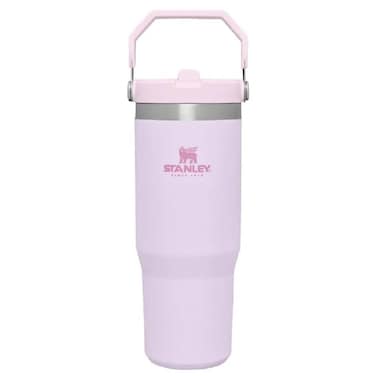 Stanley IceFlow Stainless Steel Tumbler with Straw - Vacuum Insulated Water Bottle for Home, Reusable Cup with Straw Leakproof Flip - Cold for 12 Hours or Iced for 2 Days, 30 Oz, Black 2.0