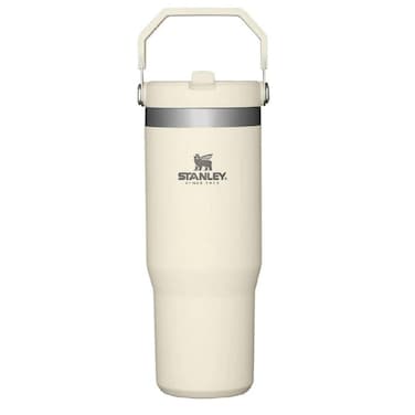 Stanley IceFlow Stainless Steel Tumbler with Straw - Vacuum Insulated Water Bottle for Home, Reusable Cup with Straw Leakproof Flip - Cold for 12 Hours or Iced for 2 Days, 30 Oz, Black 2.0