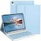 ZOOMEE Keyboard Case for iPad 11th Generation (A16) 2025, for iPad 10th Generation 2022 [Magnetic Detachable Wireless Keyboard][Support 3 System] Folio Case with Pencil Holder, Light Blue