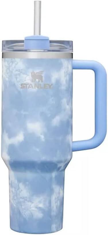 STANLEY Adventure Quencher Travel Tumbler 40 oz - Ocean Blue Tie Dye