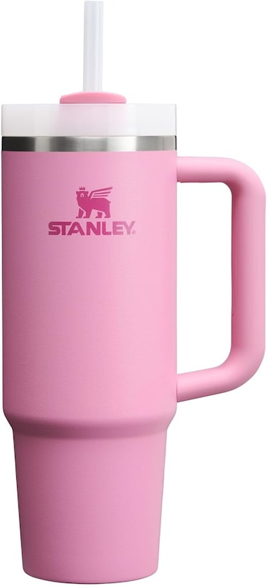Stanley Quencher H2.0 FlowState Stainless Steel Vacuum Insulated Tumbler with Lid and Straw for Water, Iced Tea or Coffee, Smoothie and More, Peony, 30oz
