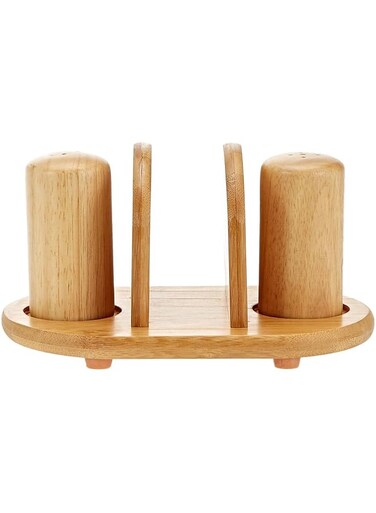 Harmony napkin holder with salt &amp; pepper shaker set 19.5x12.7x11cm y-807