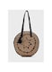 Ayra Ethnic Jute Bag with Leather Strap