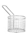 Harmony Chrome Plated Round Basket W/Handle Size: 21(10*10*8)10cm Cs_710465