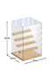 Display Box with Wooden Base 5 layer Dust proof