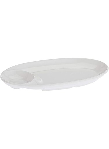 HARMONY Melamine,White - Divided Trays &amp; Platters