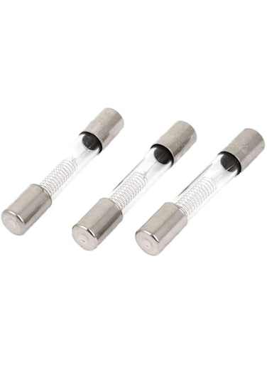 Microwave Oven High Voltage Glass Tube Cartridge Fuse, 5Kv 6Mmx40Mm 3Pcs, 600Ma 700Ma 800Ma 900Ma (0.75A (750Ma))