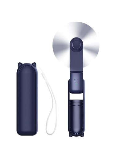 HomeChi Portable Handheld Mini Fan - Small Foldable Pocket Fan with USB Rechargeable for Women Travel Outdoor