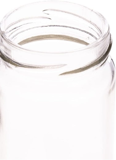 Akdc Glass Bottle W/Blk Lid L(6Cm) Xw(6Cm) Xh(8Cm) Transparent