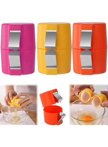 Egg Topper Cutter Tool, Egg Cracker Tool, Egg Shell Opener, Hard Boiled Egg Peeler, Egg Cracker Tool, for Eggs Kitchen Gadgets Egg Cracking Tool, Handheld Egg Slicer Egg Peeler Tool