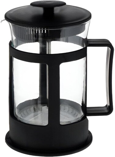 French Press Glass Coffee Maker Clear/Black