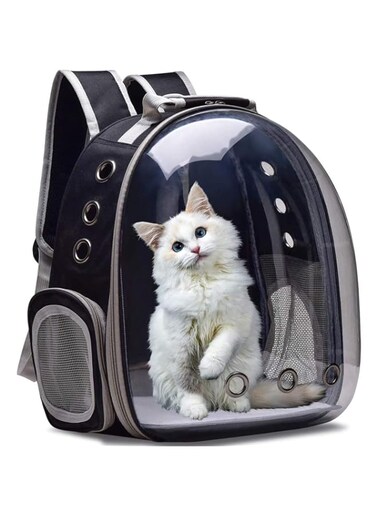 MDINC Transparent Cat Dog Pet Bag Pet Travel Shoulder Backpack for Small Cats Dogs, Outdoor Hiking Travel Case Carrier for Pets