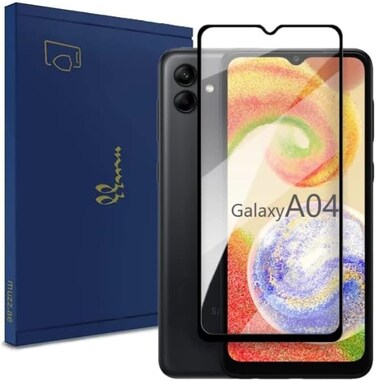For Samsung Galaxy A04 Glass Samsung A04 Tempered Glass 2.5d Full Cover Screen Protector Airbag Membrane 18D Side Soft Screen Protector