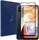 For Samsung Galaxy A04 Glass Samsung A04 Tempered Glass 2.5d Full Cover Screen Protector Airbag Membrane 18D Side Soft Screen Protector