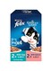 Purina Felix As Good As It Looks Adult cat food in Jelly (2x 85g Tuna Pouches + 2x 85g Salmon Pouches)