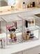 4-Pack Makeup Organizer Drawers &acirc;&euro;&ldquo; Clear Stackable Storage Organizer for Makeup, Bathroom, Vanity, Kitchen, Undersink   Home &amp; Pantry Organization