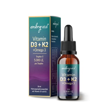 Embrynatal Vitamin D3 + K2 + Omega3 30 Ml