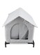 gernie Cat House for Outdoor Cats, Waterproof Outdoor Cat Shelter for Winter, Elevated Weatherproof Cat Houses, Universal Enclosed Tent Insulated Shelter for Stray Cat (Gray)