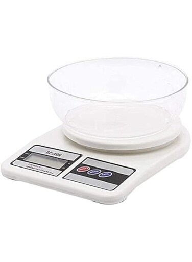Dubai Gallery Electronic Kitchen Scale White/Black AMZ-N30518816A