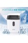 24H Portable Ice Maker Self-Cleaning Countertop Ice Machine 2 Sizes Bullet Ice Cubes