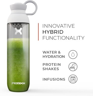 Form Water Bottle - Premium Large Water Bottles For Shakes Infusions And Hydration - Lifetime Durability, Leakproof Sports Water Bottle Bpa Free - 26Oz (White)