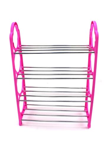 5-Layer Shoe Rack Stackable Storage Shelf for Shoes, Boots, Slippers Space-Saving Organizer for Closet Entryway or Bedroom Durable Metal Frame Easy Assembly Multi-Purpose Shoe Organizer