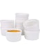 Ceramic Bowl Mini Ramekin Set, 8.5 Oz Cr&egrave;me Ramekins Dishes, Porcelain Souffle Dish Baking Soup Bowls French Onion Pudding Custard Cups Desserts Jam Dips Sauces Dining Tableware Bakeware (Set of 4)