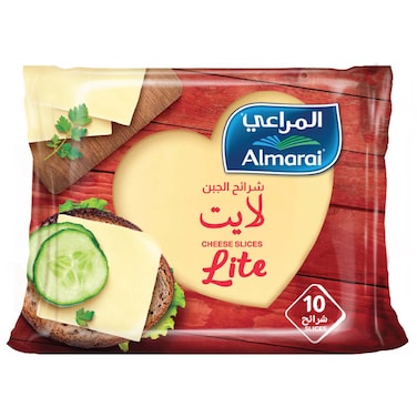 Almarai Lite Processed Cheddar Cheese Slices, 200g