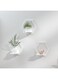 Azonee Shelves for Wall, PVC Floating Shelf Easy Assembly, 29x29x18cm, Practical and Decorative Shelf for Children's Room, Living Room, Bedroom, Hexagon, White, Set of 3