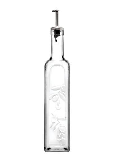 2-Piece Homemade Oil &amp; Vinegar Serving Bottle Set 500 ml Clear