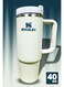 40oz Tumbler Stainless Steel Travel Mug with Reusable Straw BPA Free Sustainable and Dishwasher Safe Designed with Leakproof FlowState Lid and Double Wall Vacuum Insulation to Keep Drinks Hot for 16 Hours and Cold for 24 Hours Slim Base Fits in Most Car Cup Holders with Strong Ergonomic Handle for Travel Office or Outdoor Use