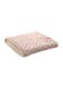 Baby &amp; Kids Lightweight Super Soft Cream Microfiber Blanket with Pink Zigzag design, Size 100x75cm
