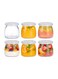 200ml Yoghurt Jars, pudding Jar with Lid pack of 6 Glass Container For Milk Jams Jelly Mousse Yogurt Making, Jam, Jelly, Mousse &amp; Honey - Reusable, Round Containers for Home Kitchen Storage