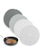 Incisae Trivets for Hot Dishes, 7 Inch Trivets for Hot Pots and Pans, 4 Pack Hot Pots and Pans Pad, Pot Holders for Cooking and Baking, Cotton Potholders Set Kitchen Essentials for New Home