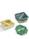 1100 ML Kids Lunch Box for Adults With 2 in 1 Spoon &amp; Chopsticks   2 Compartment Leak Proof Tiffin Box for School, College &amp; Office   Bento Box for Kids   Adults Lunch Box for Kids Green