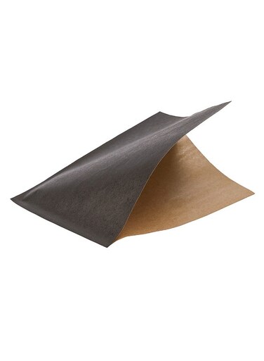 Bag Tek 6.25" x 4.75" Double Open Bags, 100 Small Deli Paper Sheets - Disposable, Greaseproof, Black Paper Deli Wrap Liners, For Snacks, Cookies, And More,