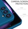 Case for Samsung Galaxy A35, Liquid Gel Rubber Bumper Case with Soft Microfiber Lining Cushion Slim Shockproof Protective with Camera Protection Cover for Samsung Galaxy A35 2024 (Blue)