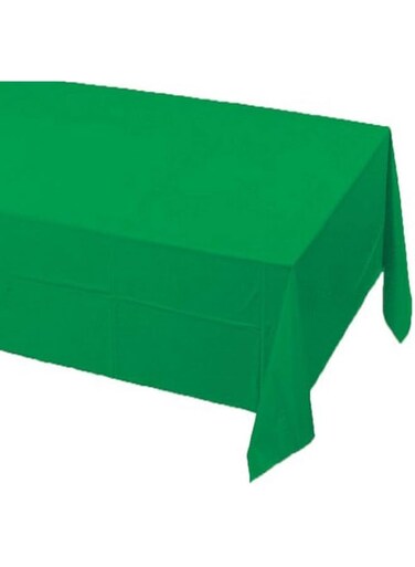 Creative Converting Touch of Color Paper Banquet Table Cover, Emerald Green 54 in x 108 in (40.5 SQ FT)