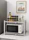 STORE 2 Tier Foldable Kitchen Rack &acirc;&euro;&ldquo; Heavy-Duty Countertop Kitchen Rack, Multipurpose Storage Rack