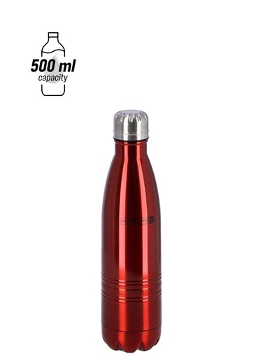 Stainless Steel Vacuum Bottle Red 500ml