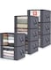 MedMad Large Storage Bags, Clothes Storage Bins Foldable Closet Organizers Storage Containers with Durable Handles Thick Fabric for Blanket Comforter Clothing Bedding (8)