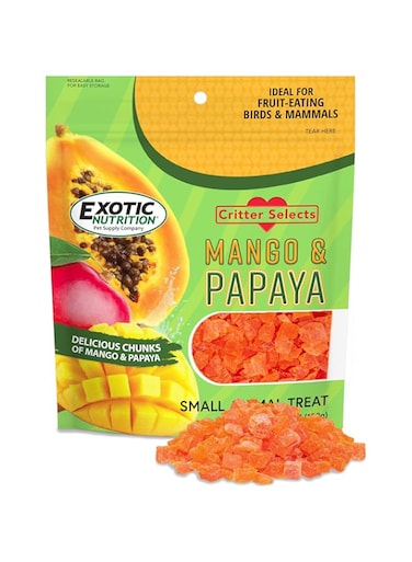 Exotic Nutrition Mango &amp; Papaya Treat (4.5 Oz.) - Healthy Natural Dried Fruit Treat, 4.5 Ounce (Pack Of 1)