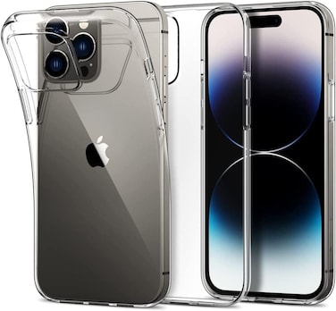 Muzz iPhone 14 Pro Max Case (6.7 Inch), Transparent, Anti-Scratch, Anti-Yellowing, Shockproof, Crystal Clear (iPhone 14 Pro Max)