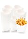 Azonee French Fry Holder &ndash;Disposable Paperboard Containers for Fries, Onion Rings, Popcorn &amp; Snacks, Grease-Resistant Stackable To-Go Cups for Parties, Takeout &amp; Charcuterie(50-Pack, 4oz)