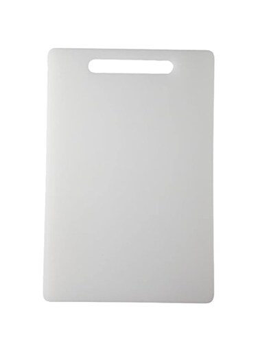 All Time Plastic Plastics Chopping Board, White 37Cm Small 300061-1