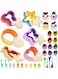 Cranviech 36PCS Sandwich Cutter for Kids,Sandwich Cutter and Sealer Set, Dinosaur Cookie Cutters Fruit Vegetable Cutter Set DIY Mold for Boys &amp; Girls Bento Lunch Box,Color Random