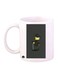 Simpson Printed Coffee Mug White/Dark Grey/Yellow