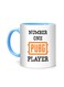 Styles PUBG No. 1 Player Printed Mug White/Blue