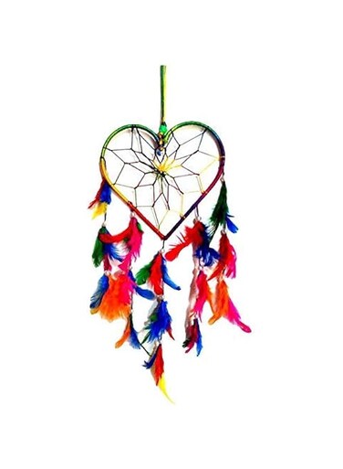 WOWWOW Heart Shape Dream Catcher for Positive Energy and Love Life