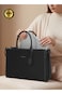 London Ladies Bag M1   Women&rsquo;s Elegant 15.6 inch Laptop Tote Bag Classy Computer Briefcase Crey